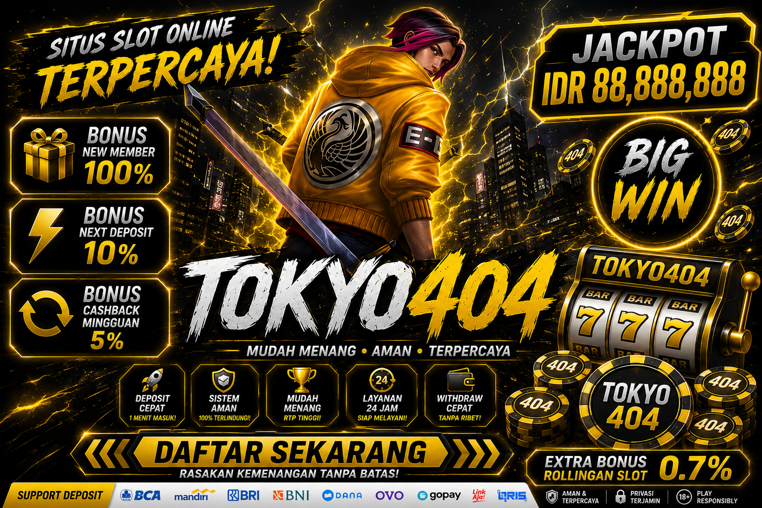 TOKYO404 | Penyedia berbagai permainan game seru & menarik